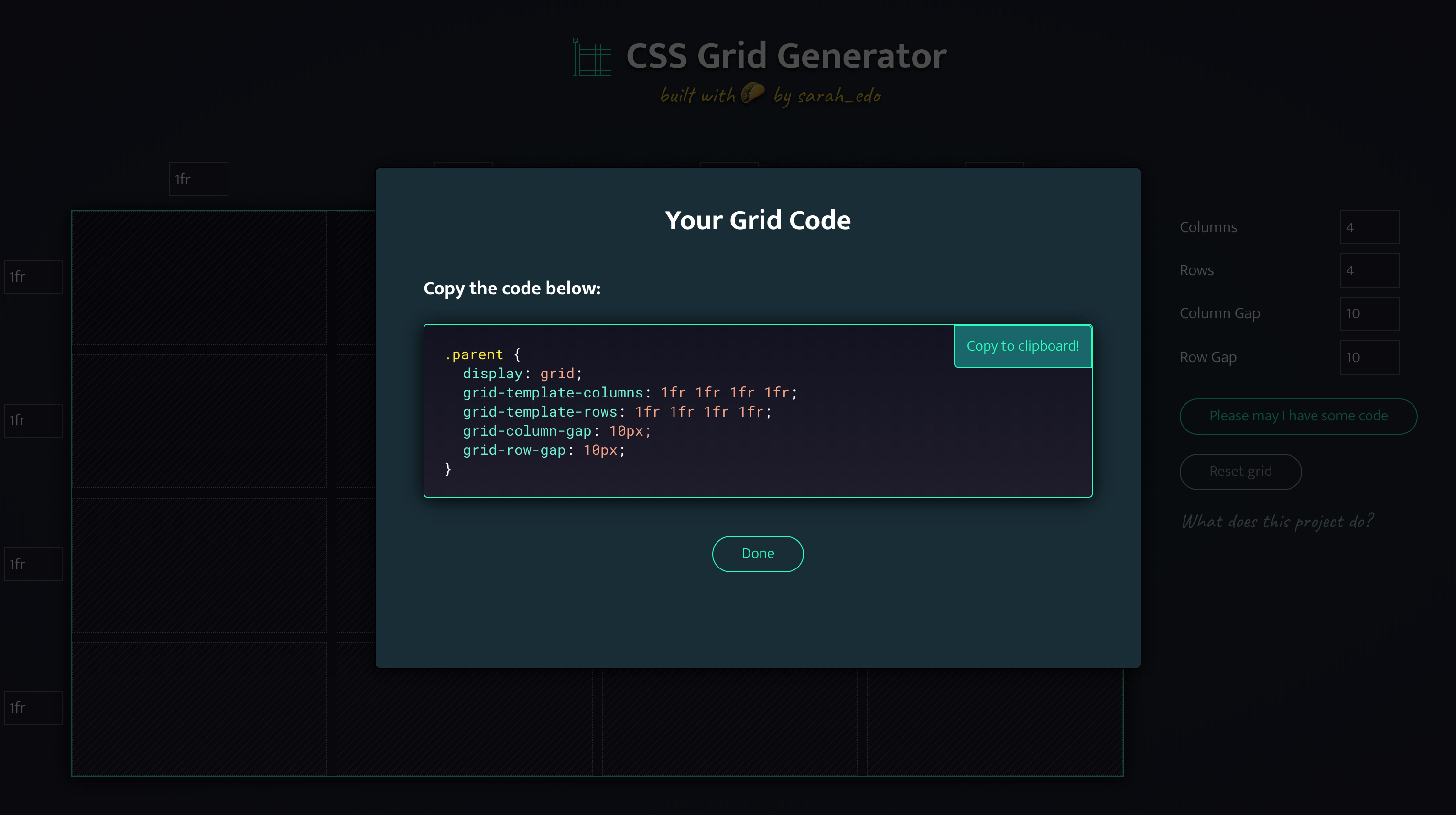 css grid generator